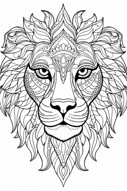 lion mandala