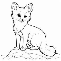 a cute icelandic fox