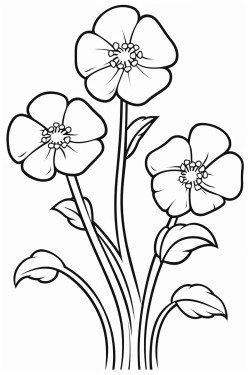 flowers and trees
