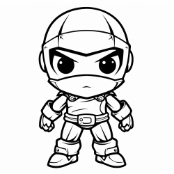 citrouille super hros robot ninja