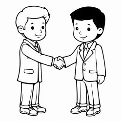 two men shaking hands