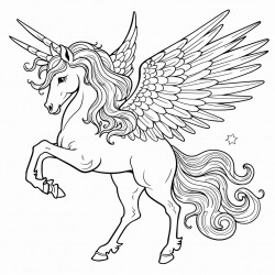 unicorn with wings