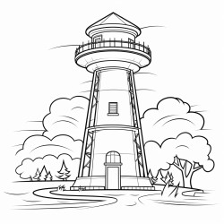 water tower wind turbine
