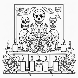 day of the dead altar