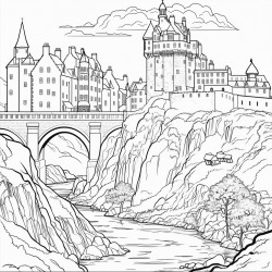 scotland coloring page