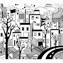 bold lines pop art street wall art in sao paulo streets