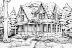 house in maple wood