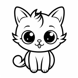 Cute cat, big eyes