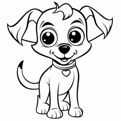 Cute dog,  big  eyes