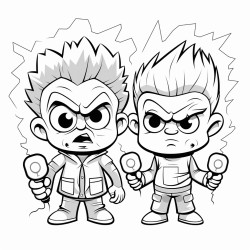 creepy old kids with powers
