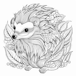 a hedgehog