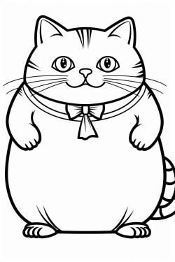 anthromorphic cat chubby
