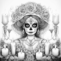 dia de les muertos ofrenda
