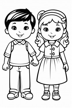 kids holding hands