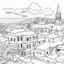 the town of frederiksted stcroix