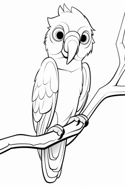 spixs macaw perched on a branch showcasing its stunning blue feathers and friendly expression
