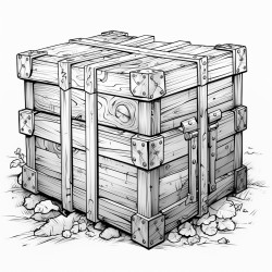 wooden crate