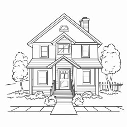 house with a wheelchair ramp