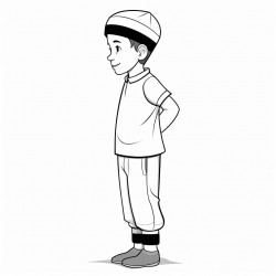 side profile bar mitvah boy