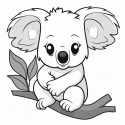 a really cute koala