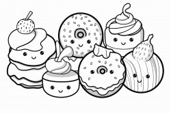 candy doughnuts icecream