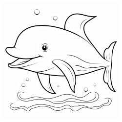 create a cute whale