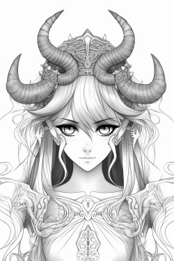 demon anime girl