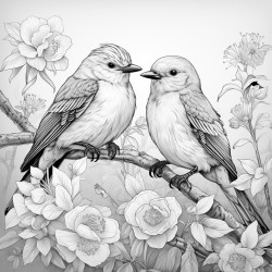 birds in nature