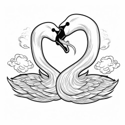 swans smoking cigarette