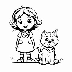 un perro un gato y un humano