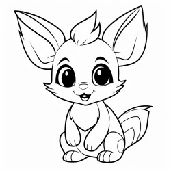 a cute maqaruaq  coloring bookvector white background black and white black drawing