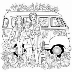 la familia de hormigas trabajando en equipo para transportar las hojas