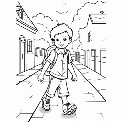 walk on the pavement
