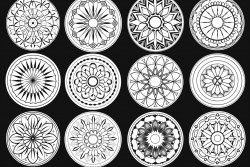 20 different mandalas