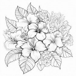 tropical flowers