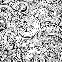 zen doodle pattern design
