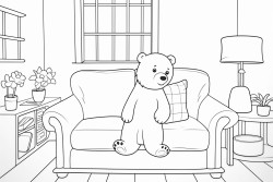 bear in the living room