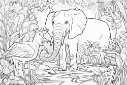 animals in the jungle