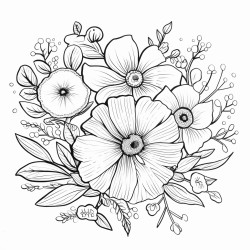 coloring page that features the quote you are stronger than you think and flowers