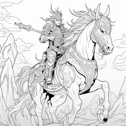 monster on a horse