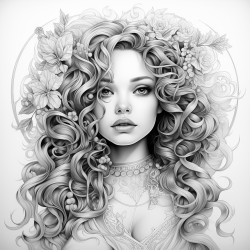 tattled beautiful woman