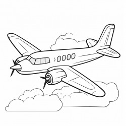 airplane flying in the sky