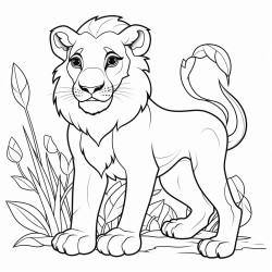 animal for coloring pages to color in a4