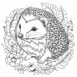 a hedgehog