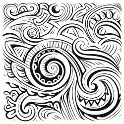 maori tattoo moko pattern