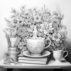 tea and books