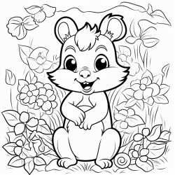a squirrel that cares about wellness and wellbeing