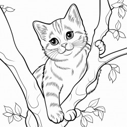 cat in a tree