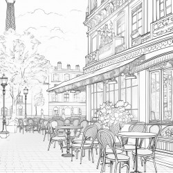 parisian cafe