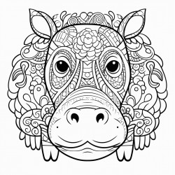 mandala hippo
